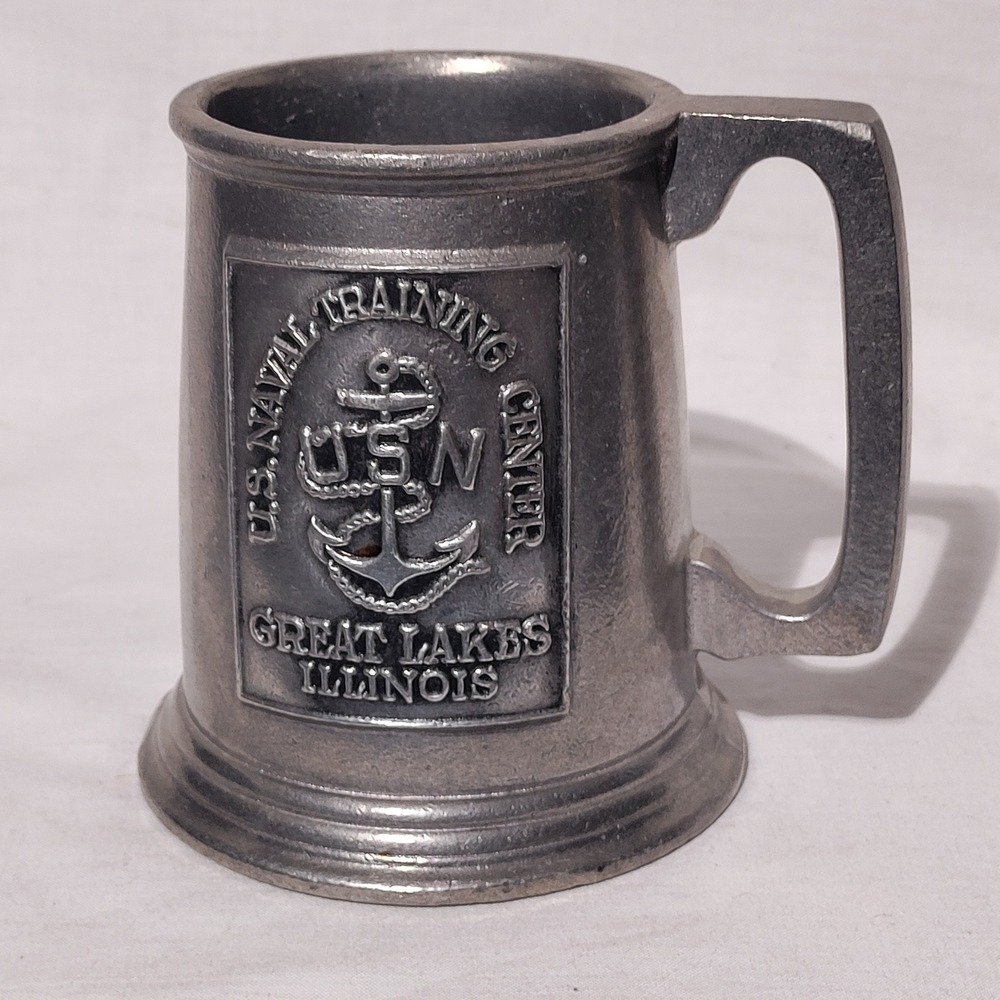 Wilton Armetale US Navy USN Great Lakes Illinois Training Center Mug